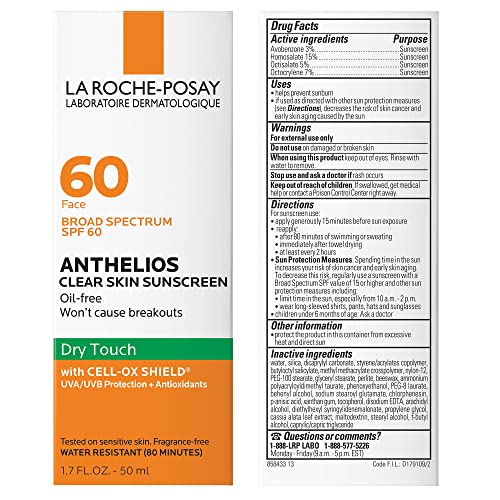 La Roche-Posay Anthelios Clear Skin SPF 60 Sunscreen