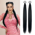 LyoRuSi Black Ponytail Extension 26 Inch 2 Pack