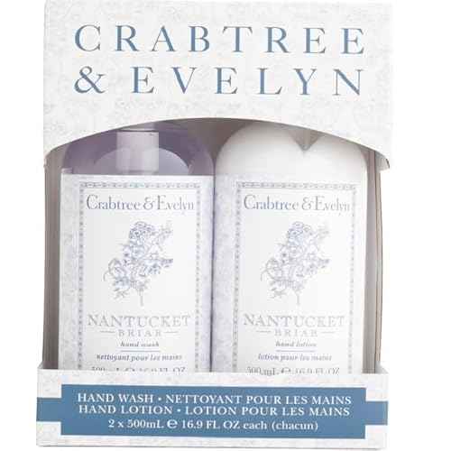 Crabtree & Evelyn Nantucket Briar Hand Wash & Hand Lotion Gift Set ? 2 x 250ml