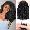 EINbeauty 150g Knotless Curly Crochet Human Hair - 16 inch