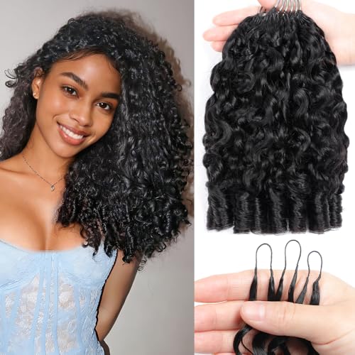EINbeauty 150g Knotless Curly Crochet Human Hair - 16 inch