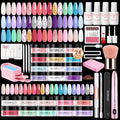 AZUREBEAUTY Dip Powder Nail Starter Kit with Electric Nail Drill, 24 Colors