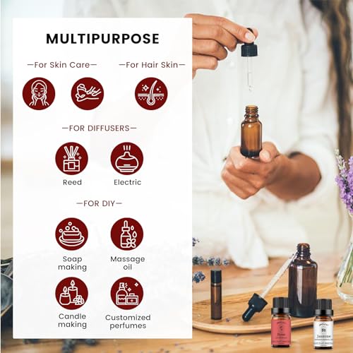 Organic Rose & Jasmine Essential Oil Set - 2x10ML