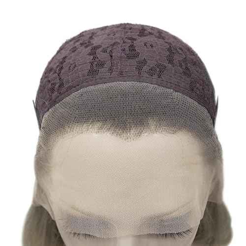 IMSTYLE Ombre Blonde Lace Front Wigs Long Wavy Synthetic Hair Wig for Women Thick Soft Heat Resistant Hair Wig With Natural Hairline Part Freely 26 Inch