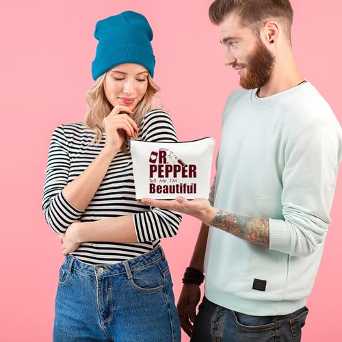 Funny Pepper Makeup Bag - Canvas Zipper Cosmetic Organizer