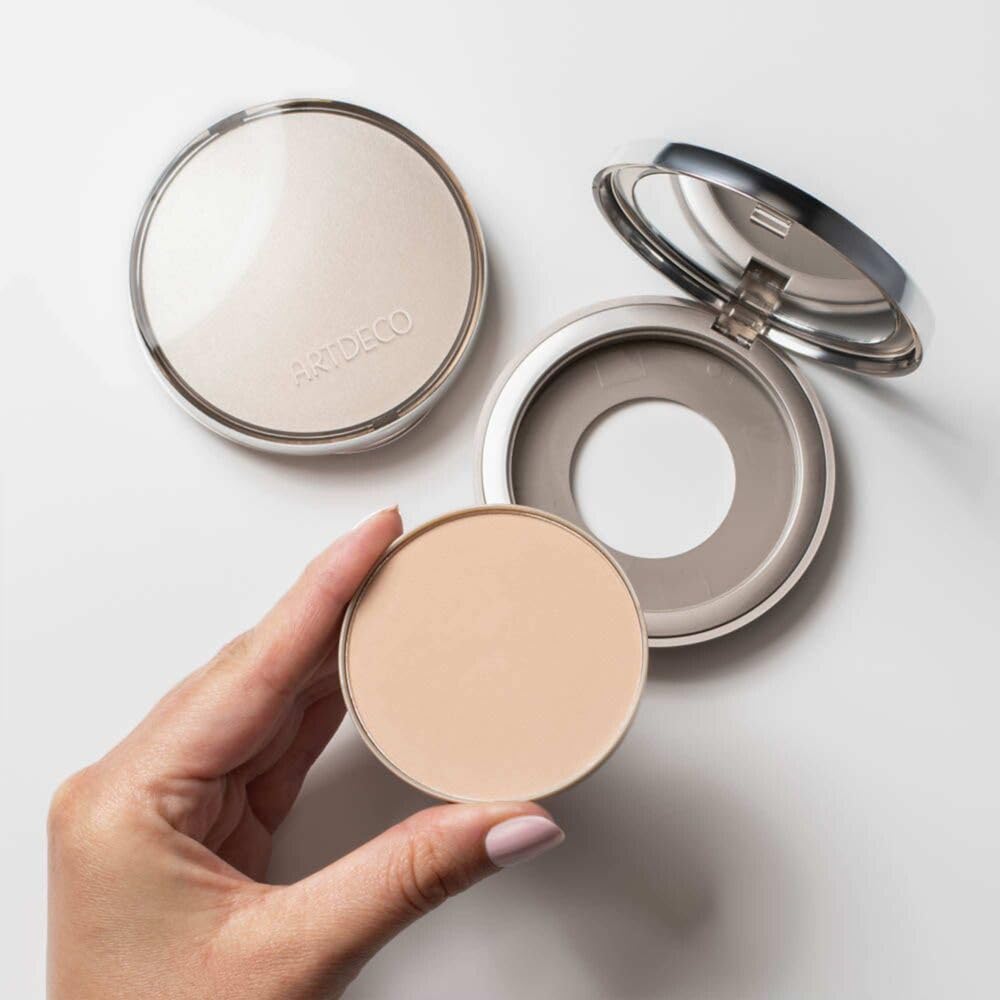 ARTDECO Hydra Mineral Compact Foundation Refill - light beige N°60 - refillable system for Hydra Mineral Compact Foundation - good coverage without mask-like effect - makeup - powder - 0.35 Oz