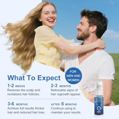 5% Minoxidil for Men and Women, Regrowth Serum, Extra Strength Spray for Hair Loss, Minoxidil 5 Percent, Thicker Healthier Hair, Beard Growth Kit, Topical Treatment, 60ml x 7 Bottles£¨Extra Strength£©