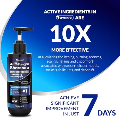 Tuymec Psoriasis Shampoo - Anti-Dandruff for Scalp Relief 300ML