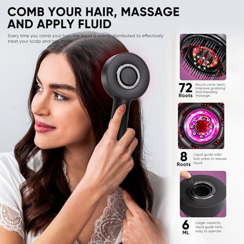 Rechargeable 3-in-1 Scalp Massager & Hair Growth Oil Applicator MPADQ