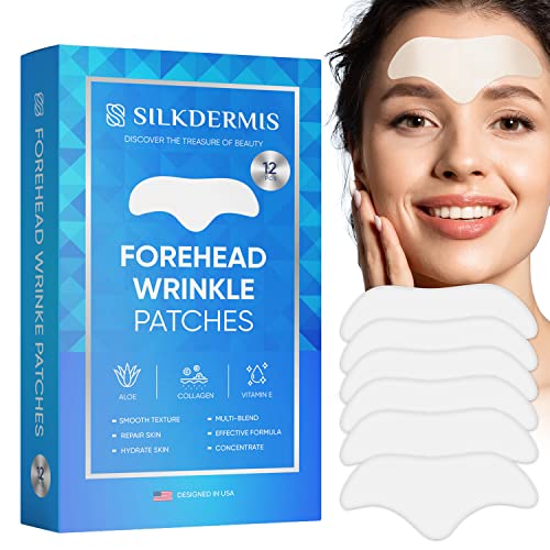 Forehead Wrinkle Patches with Collagen & Aloe - 12 Count