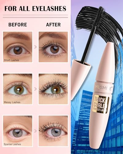 Lestpola Burgundy Waterproof Tubing Mascara - Volumizing & Lengthening Eyelash Makeup
