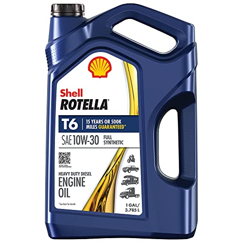 Shell Rotella T6 10W-30 Diesel Engine Oil, 1 Gallon