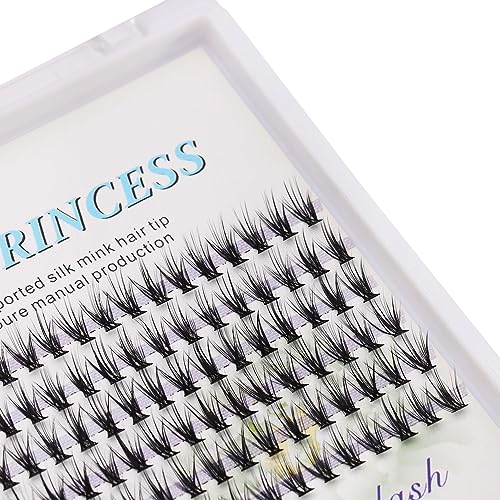 Bodermincer 20 Root Thickness 0.07mm C Curl 3D Individual Eyelashes Extension Soft Black Fake False Eye Lashes Tools (9mm)