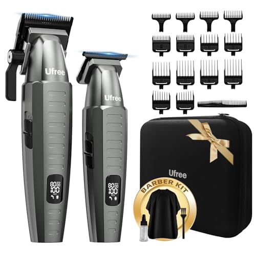 Ufree Professional Cordless Hair Clippers & Beard Trimmer Set