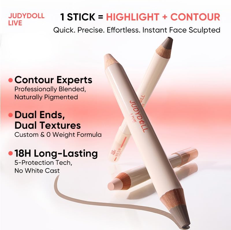 JUDYDOLL Quick-Fix Contour Duo Stick - 18H Waterproof
