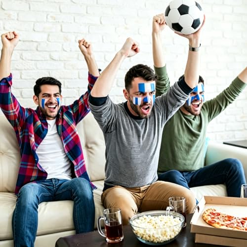 3-in-1 Patriotic Face Paint Stick for Soccer & Sports Fans