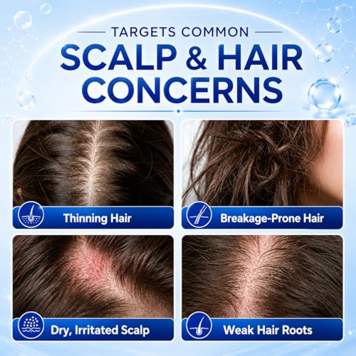 GHK-Cu Copper Peptide Serum for Hair Growth – Scalp Renewal for Thinning Hair