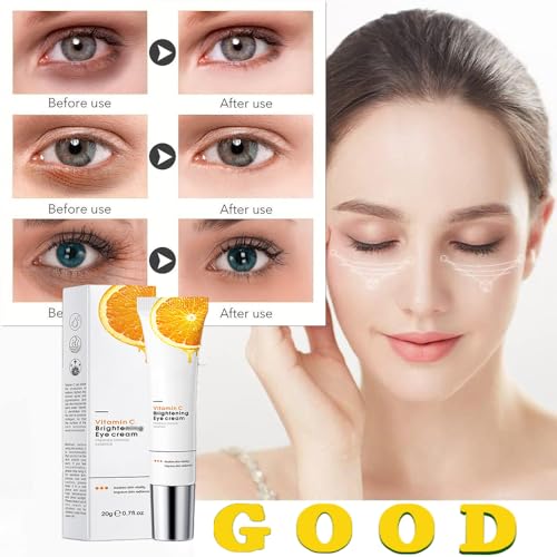 Ojeras Tratamiento Para Mujer, Vitamin c Eye Cream, Eye Tightener Cream for Under Eye Bags, Skin Renewing Anti Aging Eye Cream, Under Eye Cream for Women Mens (40g Crema para Las Ojeras Oscuras Mujer)