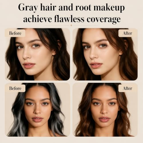 2-in-1 Hair Dye Comb Stick - Grey Hair Coverage, Waterproof