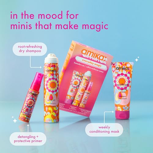 Amika Everyday Magic Bestsellers Set – Travel-Size Hair Care