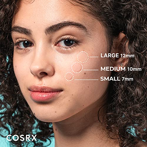 COSRX Acne Pimple Patch Absorbing Hydrocolloid Original 3 Size Patches for Blemishes and Zits Cover, Spot Stickers for Face and Body, Not Tested on Animals (240)