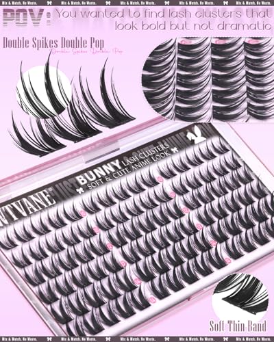 Bunny Lash Clusters - Manga Eyelash Extensions 10-14mm Wispy