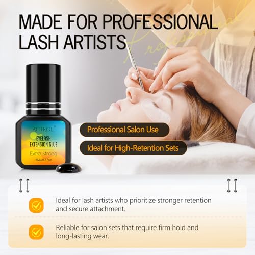 ACTROL Lash Extension Glue 5ml | Professional Adhesive