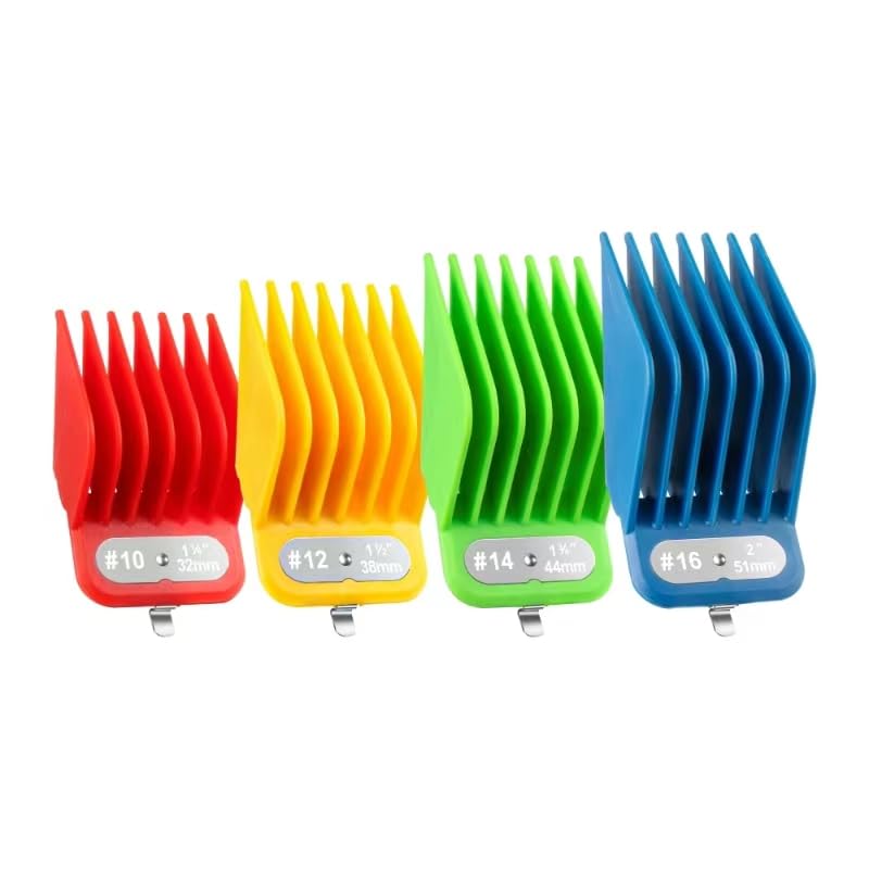 Andis Clipper Guards Set #10-#16 Color Coded (4-Pack)