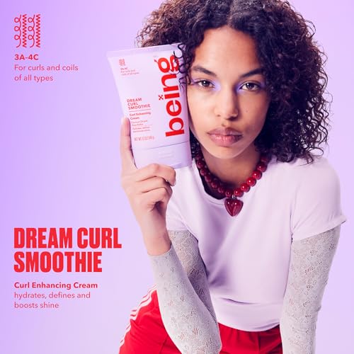 Being Dream Curl Smoothie - Curl Enhancing Cream 12 oz with Coconut Oil & Shea Butter