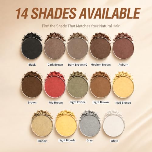SEVICH Hairline Powder Brown 0.14oz Root Touch Up Waterproof & Sweatproof