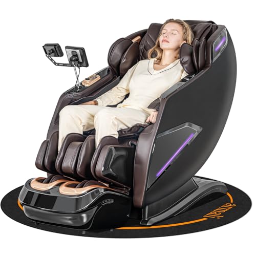 4D Massage Chair Full Body Zero Gravity SL-Track Shiatsu Recliner