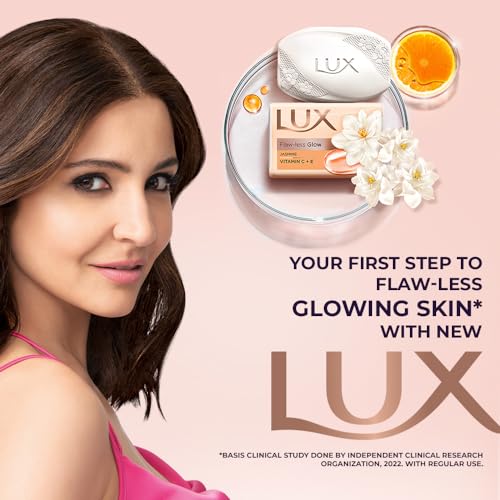 WAUSTOMAY Lux Jasmine & Vitamin E Beauty Soap for Glowing Skin Mega Pack 3x150 g