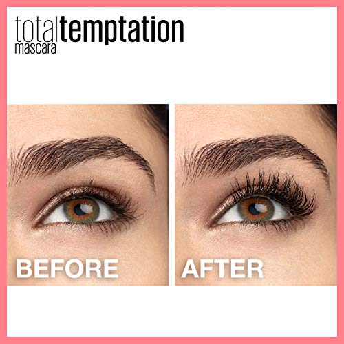 Maybelline New York Total Temptation Washable Mascara, Brownish Black, 0.27 fl. oz.