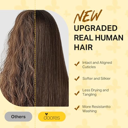 DOORES 14 in Tape-In Hair Extensions 100g Remy Human Hair Invisible PU Tape