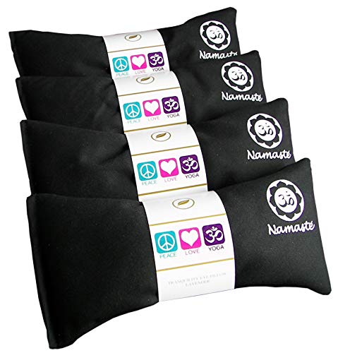 Lavender Eye Pillows Set of 4 - Hot & Cold Therapy