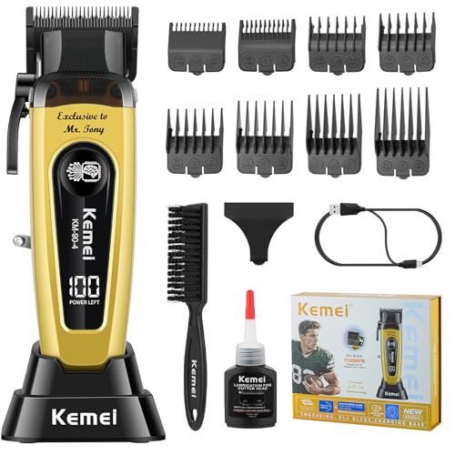 KEMEI 90-4 Professional Cordless Hair Clippers - 11500 RPM