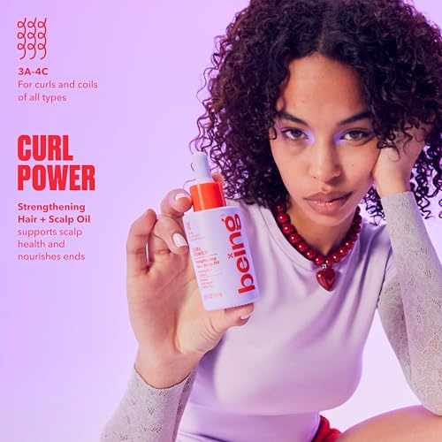 BEING CURL POWER Strengthening Hair Oil with Biotin, Rosemary & Mint 50mL