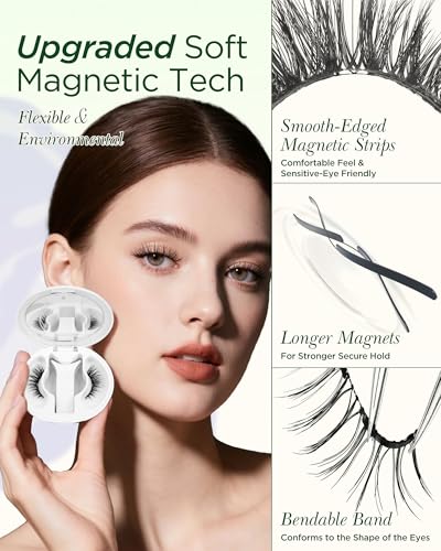 Magnetic Eyelashes with Applicator Kit - Full Volume Reusable