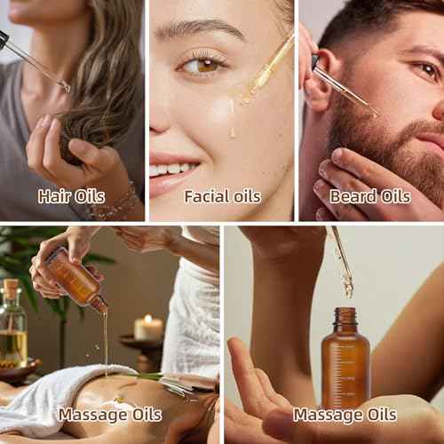 Tincture Bottles with Dropper 50ml+ Glass Dropper Bottle,80 Pack Amber Glass Bottles for Essential Oils/Lab Tinctures/Medicine Perfumes and Travel