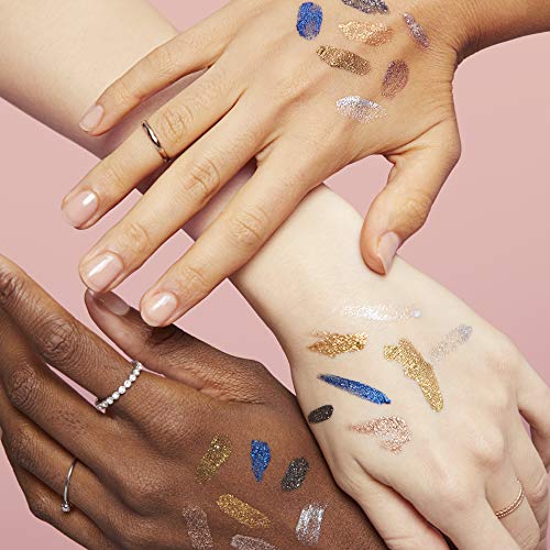 e.l.f. Liquid Glitter Eyeshadow, Long Lasting, Quick-Drying, Opaque, Gel-Based Formula, Creates High-Impact, Multi-Dimensional Eye Looks, 0.1 Fl Oz