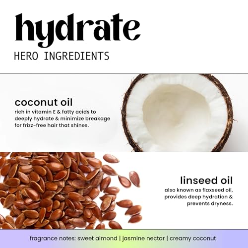 HASK Hydrate + Coconut Oil Shampoo & Conditioner Set - 16oz