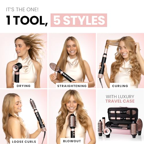 ELLA BELLA 6-in-1 Hot Air Styler & Hair Dryer Set