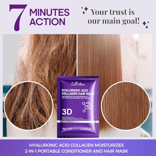 ZAIDOC 2-in-1 Portable Conditioner & Hair Mask - Travel Size, 1oz