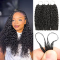 Burmese Curly Crochet Human Hair Designed for Miracle Knots Braids 18