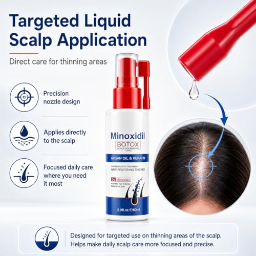 Minoxidil 5% Liquid Hair Regrowth Treatment for Men & Women