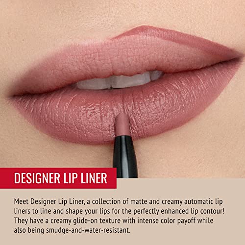 Runway Rogue LuxGloss Kit with Moisturizing Lip Gloss Tube, Strike a Pose and Lip Liner Pencil, Work it Babe
