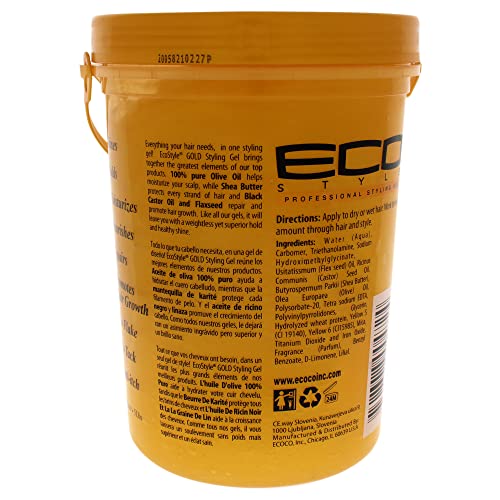 Eco Style Ecoco Eco Style Gel - Olive Oil and Shea Butter Black Castor Oil a Gel Unisex 80 oz