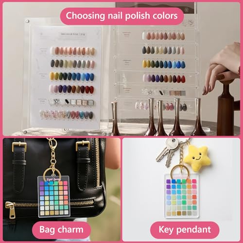 Seasons Color Analysis Swatch Keychain | Personal Styling Palette