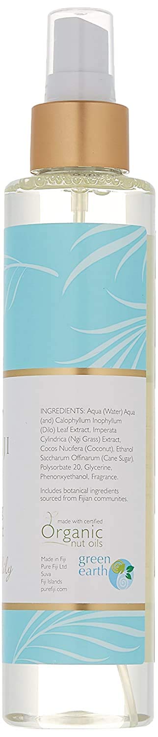 PURE FIJI Hydrating Body Oil Mist - Moisturizing Body Oil After Shower - Hair and Spray Moisturizer for Body with Vitamin E, White Gingerlily, 7 oz