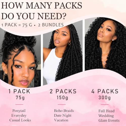 Miracle Knots Crochet Human Hair, 100g Burmese Curly Hair